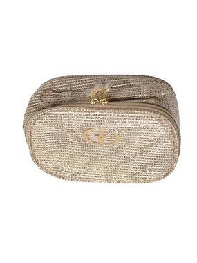 Christian Dior Limited-Edition Makeup Bag in Gold